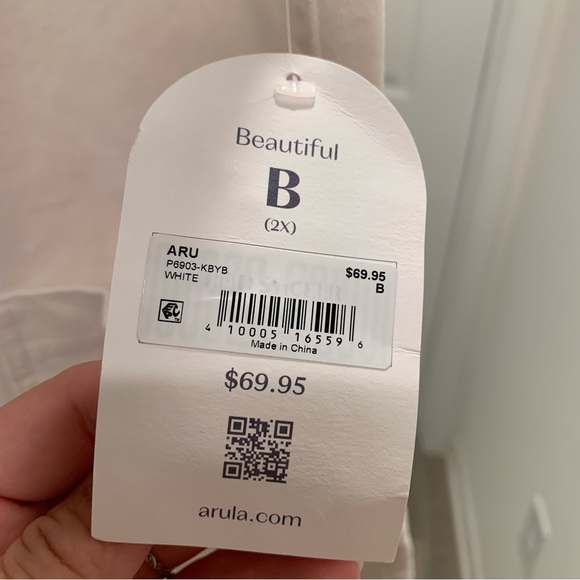 NEW Arula White Cargo Skirt Plus Size B / 2X NWT - Picture 7 of 7